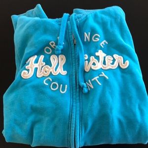 Sky blue Hollister hoodie